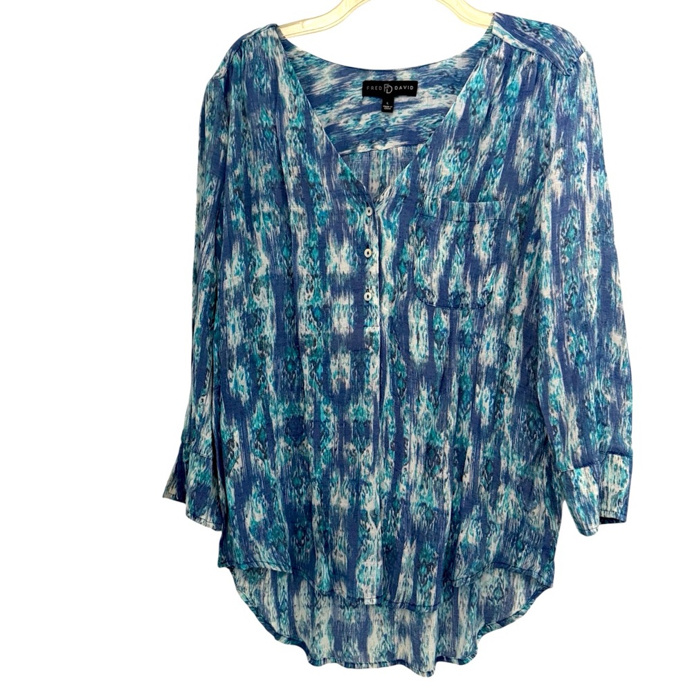 3 for $25 Womans blue blouse top size xl - MAKE OFFER